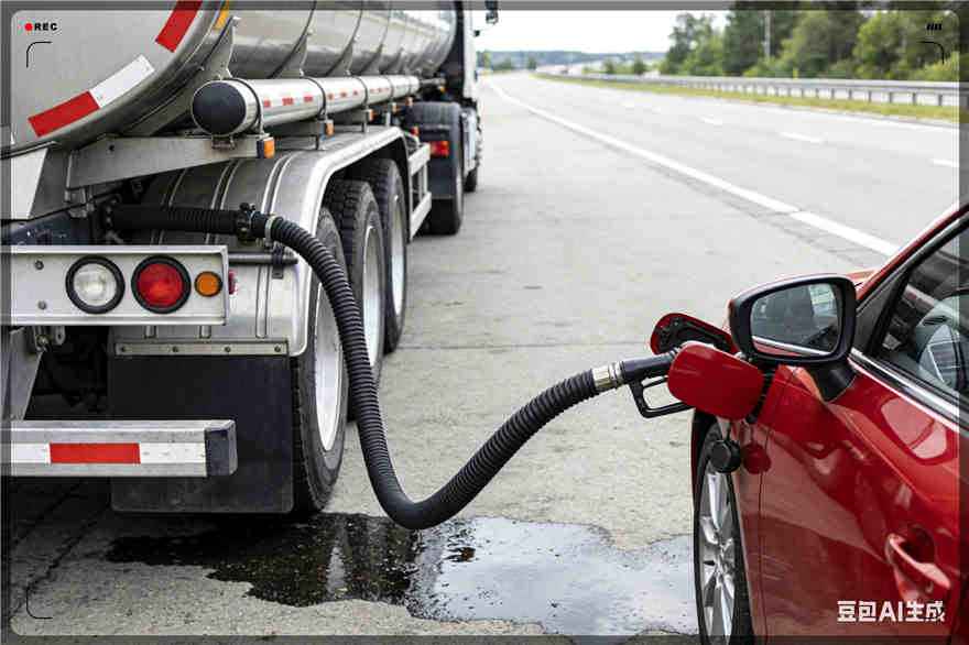 阜平汽车救援送水案例